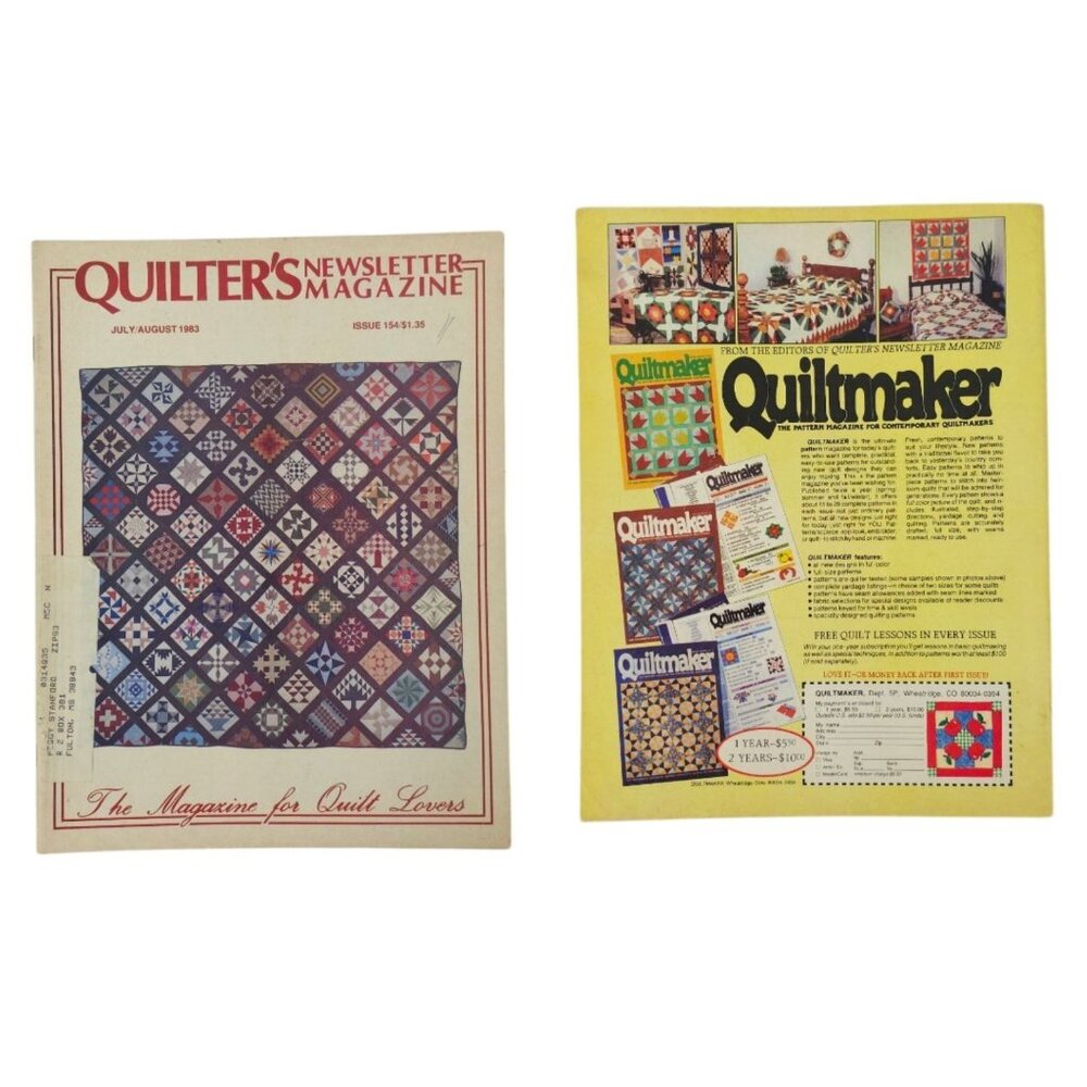 Quilters Newsletter Magazine Lot of 6 March April May June July/August 1983 1991 - Picture 7 of 10
